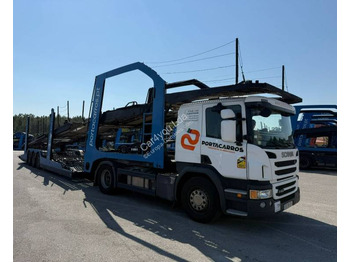 Camion porte-voitures SCANIA P 450
