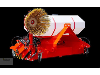 Brosse neuf Vemac Kehrmaschine 120cm Kehrbesen Heck Traktor Zapfwelle Bürste NEU: photos 2