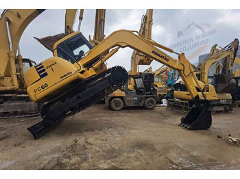 Pelle sur chenille Used komatsu Pc60-7 Crawler Excavator 6 Ton Excavator In Shanghai China For Sale PC 60 60-7 PC60 PC78 excavator: photos 2