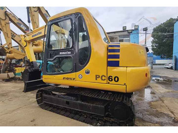 Pelle sur chenille Used komatsu Pc60-7 Crawler Excavator 6 Ton Excavator In Shanghai China For Sale PC 60 60-7 PC60 PC78 excavator: photos 3