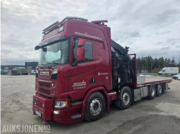 Camion grue 2019 Scania R-serie 580 kranbil / EURO 6 / Topp utstyrt / servicehistorikk / HIAB-kran 858, 80 Tm / Nylig EU: photos 2 Camion grue 2019 Scania R-serie 580 kranbil / EURO 6 / Topp utstyrt / servicehistorikk / HIAB-kran 858, 80 Tm / Nylig EU: photos 2