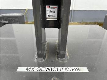 Contrepoids neuf / 1000KG BUSCHMEIER FRONTGEWICHT: photos 4