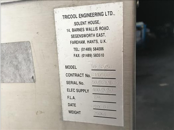 Machine agroalimentaire Tricool S2/50 chiller: photos 5 Machine agroalimentaire Tricool S2/50 chiller: photos 5
