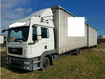 Utilitaire rideaux coulissants (PLSC) MAN TGL8.240 G.Haus/2xBett Klima AHK: photos 2