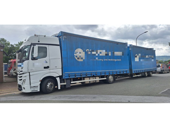 Camion à rideaux coulissants Mercedes-Benz 1845 Jumbo: photos 2