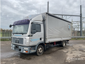 Camion à rideaux coulissants 2007 MAN TGL12.210 4x2 Curtain Side Truck: photos 3
