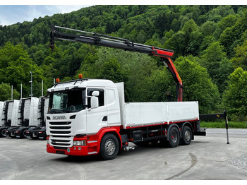 Camion plateau SCANIA G 450