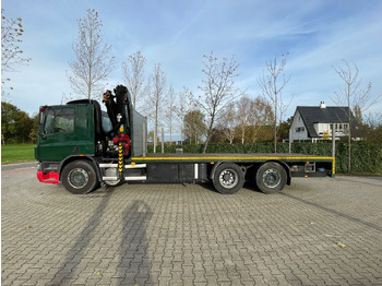 Camion plateau, Camion grue DAF CF 75.310 With Palfinger PK20002 crane: photos 3