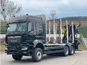 Camion grumier, Camion grue MAN TGS 33.510 6X4 BL Euro6e LogLift 165Z: photos 2