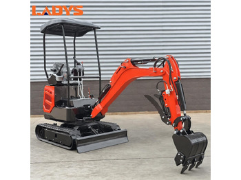 Mini pelle neuf LADYS Mini Excavator Digger Miniexcavadora EPA Kubota Engine Chinese LADYS DY18 Mini Excavator For Sale With Mini Excavator Attachment Set: photos 5