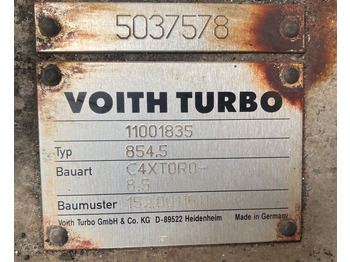 Boîte de vitesse et pièces pour Bus Voith Voith 854.5 C4XT0R0 -8.5E Solaris Van Hool Getriebe 152.0011611: photos 2