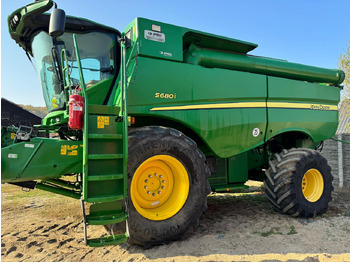 Moissonneuse-batteuse John Deere S680i combine + 635X Header + Zurn trailer: photos 2
