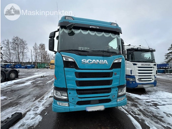 Scania R 580 timmerbil med kran  — crédit-bail Scania R 580 timmerbil med kran: photos 2