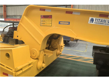 Semi-remorque surbaissé neuf TITAN 4 Axle 100 Ton Removable Gooseneck Trailer for Sale in PNG: photos 4