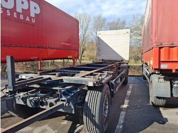 Remorque porte-conteneur/ Caisse mobile Krone AWE 18P, Ladebordwand BÄR 2,0 to: photos 2