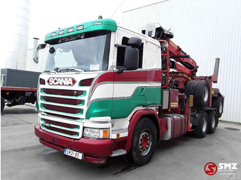Tracteur routier Scania G 490 +palfinger s 3000l82/faymonville: photos 2
