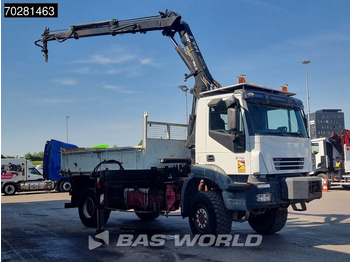 Camion benne, Camion grue Iveco Trakker 310 4X4 Atlas 145.2-A2 Kran Crane 4x4 Big axle 6m3 3 sided tipper Euro 4: photos 3 Camion benne, Camion grue Iveco Trakker 310 4X4 Atlas 145.2-A2 Kran Crane 4x4 Big axle 6m3 3 sided tipper Euro 4: photos 3