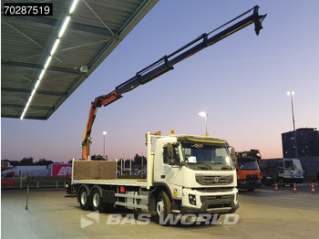Camion plateau, Camion grue Volvo FMX 370 6X4 Palfinger PK18002 EH Crane Kran Automatic Euro 5: photos 3