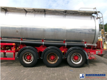 Semi-remorque citerne Crane Fruehauf Chemical ACID tank inox 30 m3 / 1 comp: photos 5