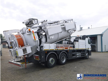 Camion vidangeur Mercedes-Benz Actros 2541 6x2 RHD E5 Huwer vacuum tank / hydrocureur 12 m3: photos 4