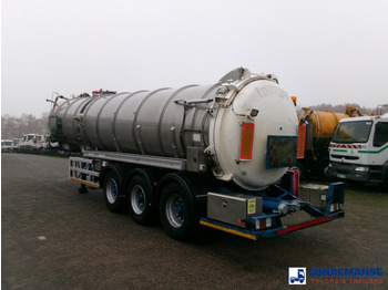 Semi-remorque citerne WHALE Vacuum tank inox 30 m3 / 1 comp + pump: photos 4