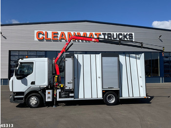 Camion, Camion grue Renault D 220 Euro 6 Fassi 2,3 Tonmeter laadkraan Just 153.536 km!: photos 2