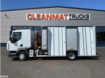 Camion, Camion grue Renault D 220 Euro 6 Fassi 2,3 Tonmeter laadkraan Just 153.536 km!: photos 3