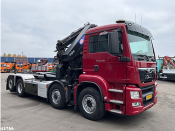 Camion grue MAN TGS 35.480 8x4H Euro 6 HMF 40 Tonmeter laadkraan + Fly-Jib: photos 3