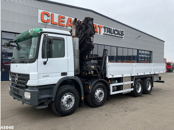 Camion grue Mercedes-Benz Actros 4141 8x4 manual Hiab 32 Tonmeter laadkraan + Fly-jib: photos 2