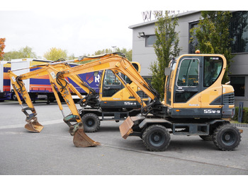 Pelle sur pneus Hyundai Robex 55W-9 Wheeled Excavator 5.5t / 2 units: photos 2