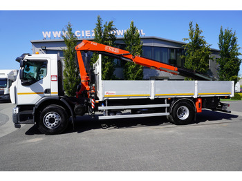 RENAULT C280 DTI 8 / FASSI crane 5.6 T / range 8 m / Flatbed 15 EPAL — crédit-bail RENAULT C280 DTI 8 / FASSI crane 5.6 T / range 8 m / Flatbed 15 EPAL: photos 2