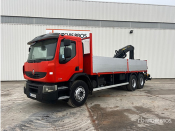 Camion plateau RENAULT Premium 370