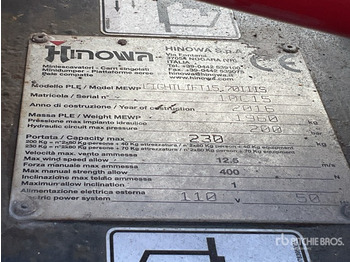 Nacelle articulée HINOWA