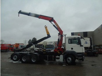 Camion ampliroll, Camion grue MAN TGS 35.440 + PALFINGER 24500 + 8X4 + EURO 5 + REMOTE: photos 4