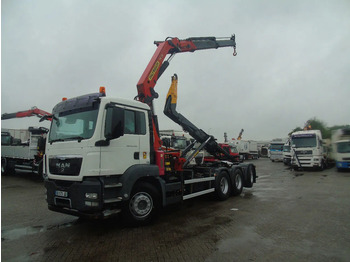 Camion ampliroll, Camion grue MAN TGS 35.440 + PALFINGER 24500 + 8X4 + EURO 5 + REMOTE: photos 2