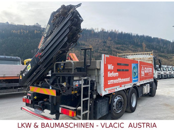 Camion plateau, Camion grue Iveco Stralis 420 eev Kran HIAB 166 Laderaum 6,35m: photos 4