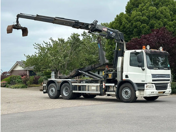 Camion ampliroll, Camion grue DAF CF 75 //250 !!KRAAN/HAAK!! RADIO REMOTE!!: photos 3