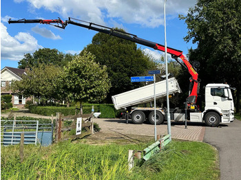 Camion benne, Camion grue MAN TGS 26.430 2022!EURO6!! 6x2!! PALFINGER 23tm+JIB+LIER/WINCH!!DREISEITEN KIPPER/BORDMATIC!!9tkm: photos 3