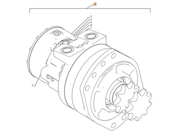 Moteur de rotation CASE