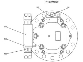 Moteur de rotation pour Engins de chantier neuf Case PY15V00012F2: photos 2