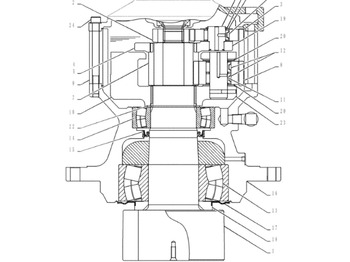 Moteur de rotation NEW HOLLAND