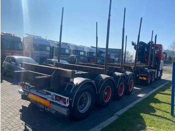 Semi-remorque grumier Doll 4 AXLE - BPW - WOOD / HOLZ / TIMBER TRANSPORTER: photos 3