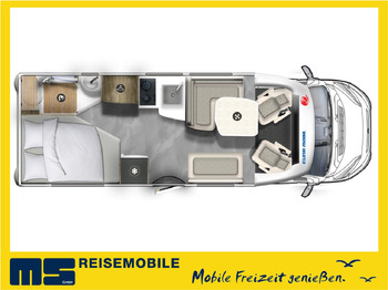 Camping-car profilé EURA MOBIL