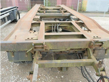 Remorque porte-conteneur/ Caisse mobile Huffermann HKA 18.70, Außenroller, Zwillingsreifen, BPW: photos 4