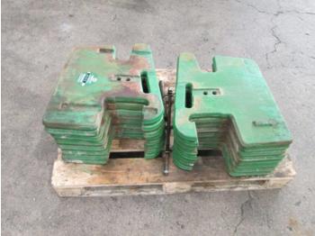 Contrepoids pour Machine agricole John Deere 16 x 50 kg: photos 1