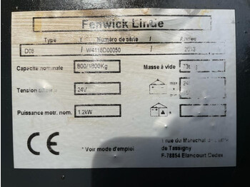 Gerbeur Linde D08 Stapelaar 1.8 ton 210 cm Hefhoogte Stapelaar: photos 4 Gerbeur Linde D08 Stapelaar 1.8 ton 210 cm Hefhoogte Stapelaar: photos 4