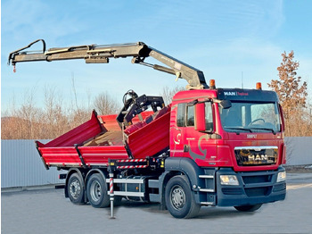 Camion grue MAN TGS 26.360 Kipper 5,15m*HMF 1420 K2 + FUNK/6x2: photos 5