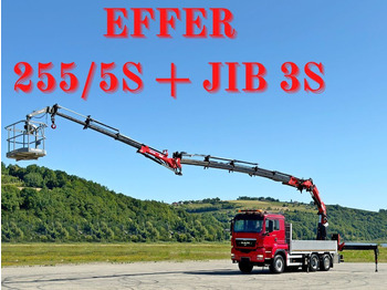 MAN TGS 28.480 * EFFER 255/5S + JIB 3S + FUNK * TOP — crédit-bail MAN TGS 28.480 * EFFER 255/5S + JIB 3S + FUNK * TOP: photos 1