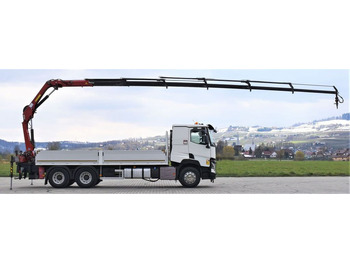 Camion grue, Camion plateau Renault C 460 * HMF 1510 K6 + FUNK * 6x4: photos 5