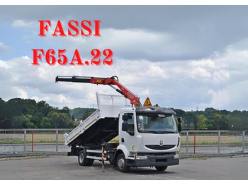 Camion grue RENAULT Midlum 220
